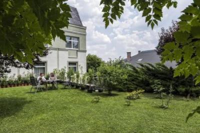 Hotel Jagello - niedrogi nocleg na Budzie - Ogród Business Hotel-u Jagiello - ✔️ Hotel Jagello*** Budapeszt ✔️ hotel w Budapeszt